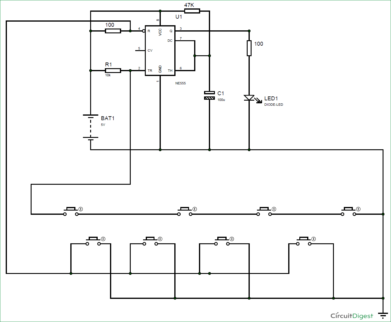 555-timer-based-electronic-code-lock-circuit-diagram