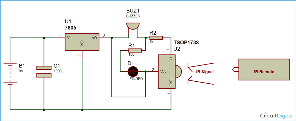 Remote Tester Circuit Diagram - Ir Remote Tester Circuit Diagram - Remote Tester Circuit Diagram