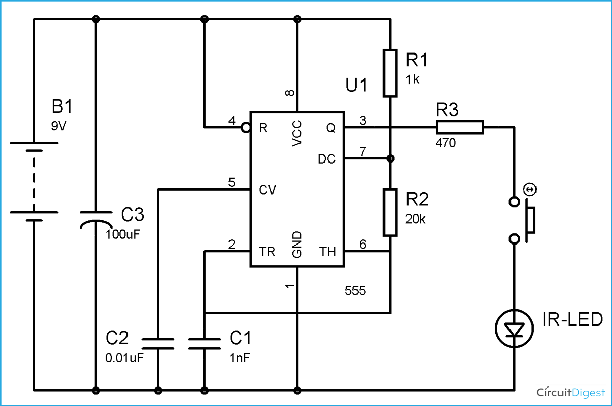 IR Transmitter Circuit Diagram