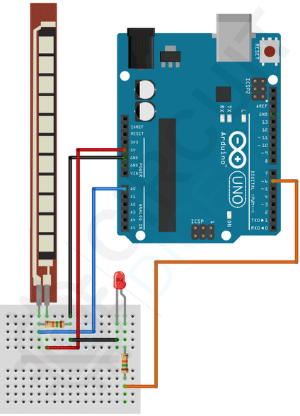 Flex Sensor Interfacing with Arduino