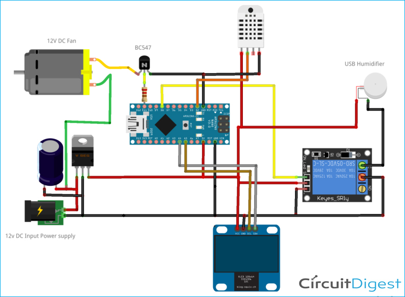 Portable Humidifier Circuit Diagram