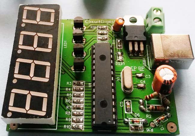 PIC-based-car-Battery-Voltage-Monitoring-system-on-pcb