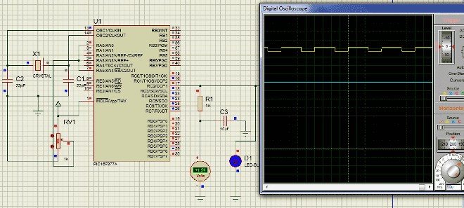 PWM-with-PIC-Microcontroller-simulation