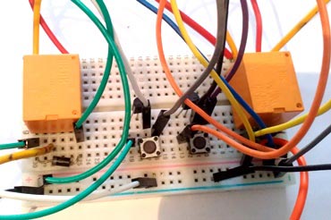 Relay Switch Motor direction Control with arduino