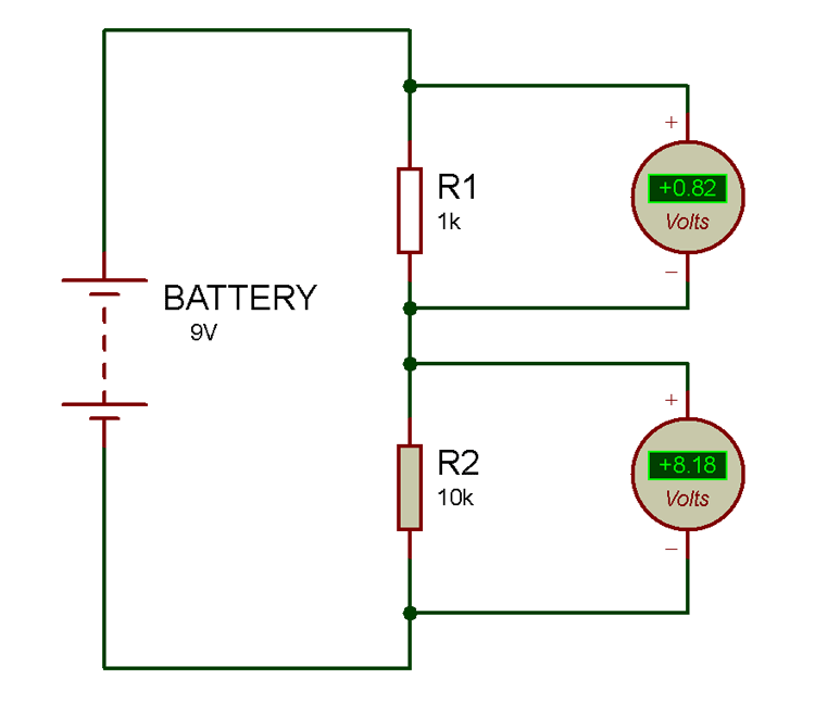 Voltage Divider Circuit Diagram