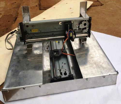 assembly of z-axis for arduino CNC machine
