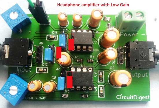 headphone-amplifier-PCB-low-gain