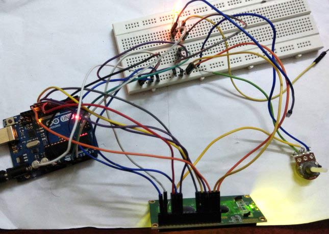 meauring current using arduino digital ammeter