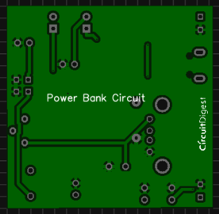 photo view power bank pcb circuit for charging mobiles
