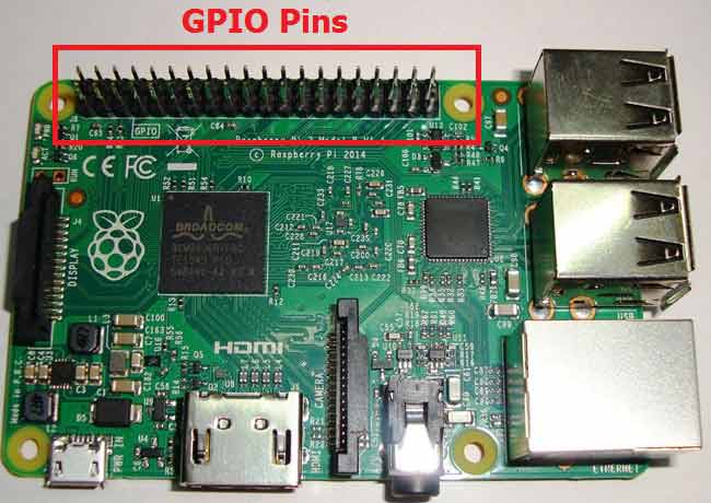 Raspberry pi GPIO pins