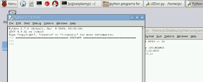 raspberry pi debug python program
