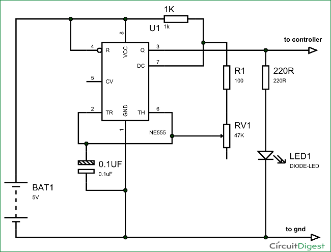 signal generator circuit for frequency counter