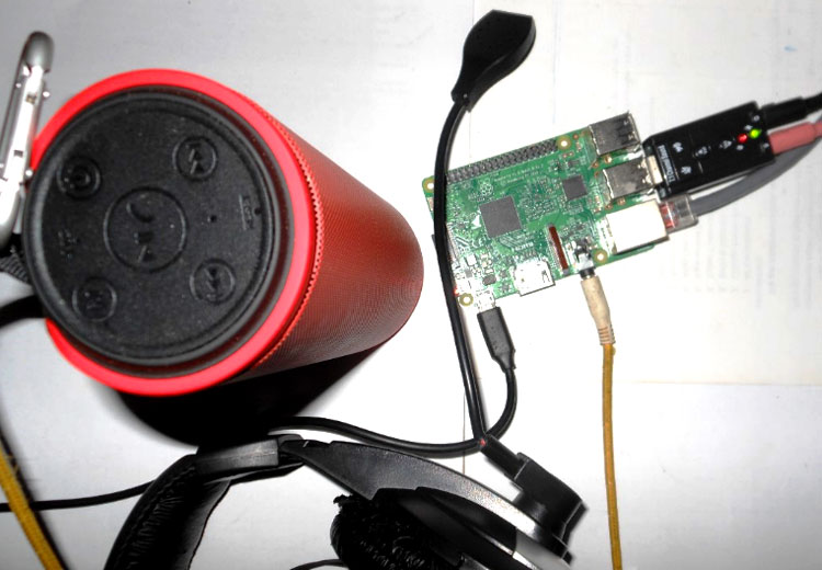 Amazon Echo using a Raspberry-Pi in action
