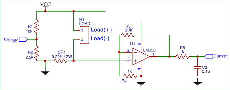 Converting Current into voltage value for microcontroller