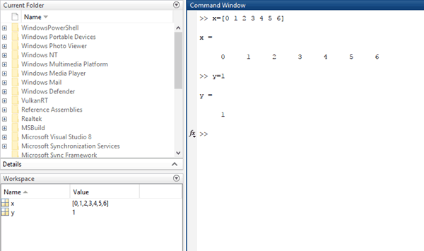 Creating Variable in MATLAB