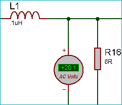 Receiving AC Voltage at 50 Watt Power Amplifier Output