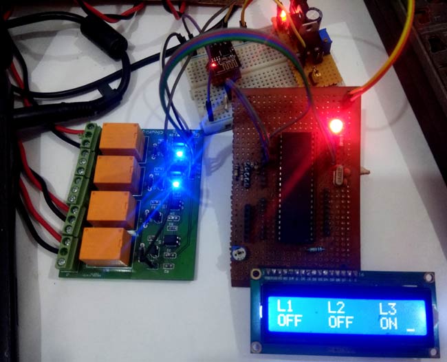 Testing Web Controlled Home Automation Project