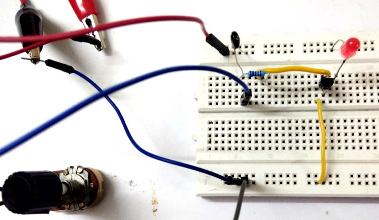 Thermistor based Thermostat Circuit in action