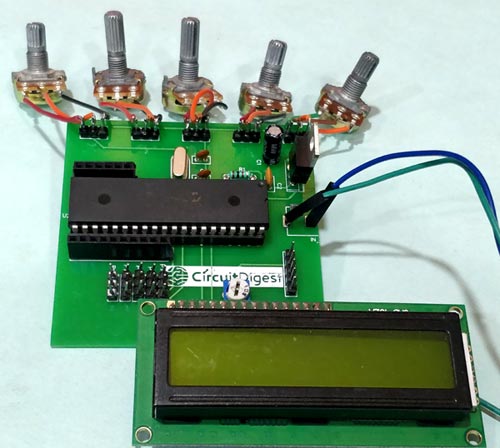 Circuit Hardware for Robotic Arm Control using PIC Microcontroller