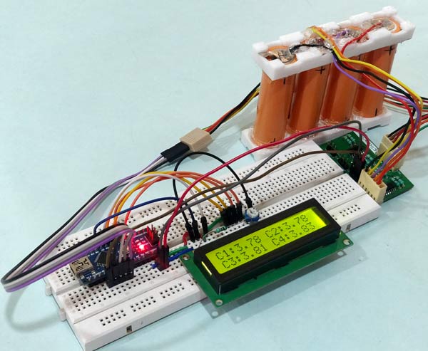 Individual Cell Voltage Display Working