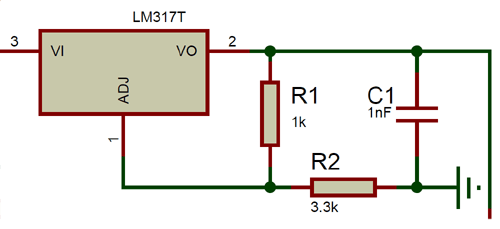LM317 Voltage Regulation