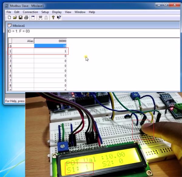 Receiving Data on LCD with Arduino using RS485 Serial Communication