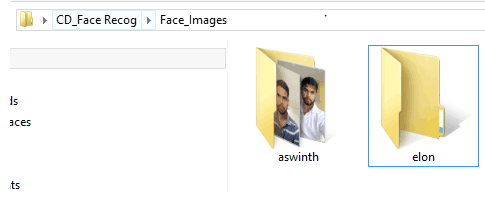 Setting up Face Images directory with sample faces