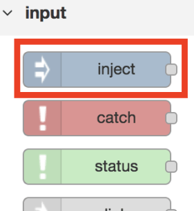 Setup Button for Flow in Node-RED