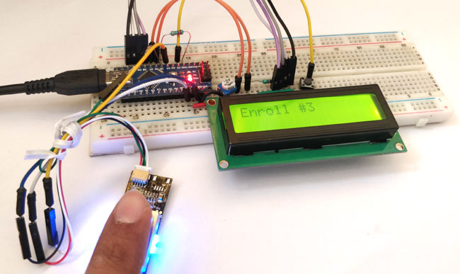 Testing GT511C3 Finger Print Sensor with Arduino