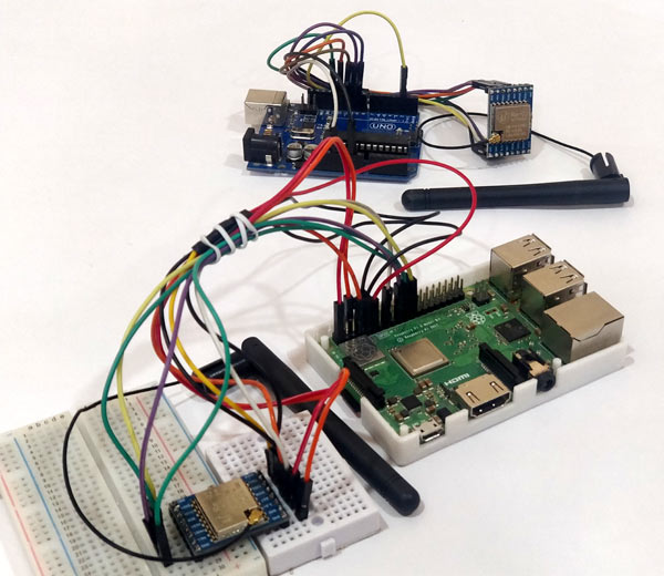 Testing LoRa Communication between Raspberry Pi and Arduino