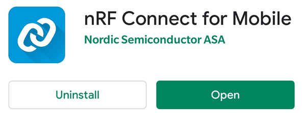 Using nRF Connect Android App for ESP32 iBeacon