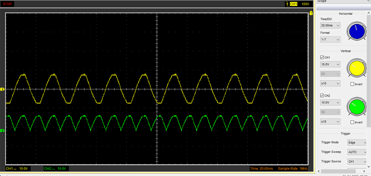 Half Wave Precision Rectifier Waveform