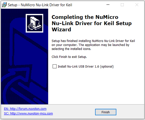 Installing Nu-Link Driver