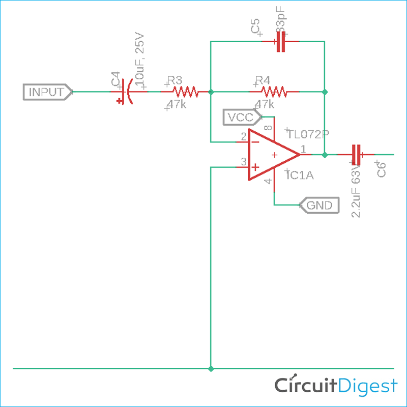 Op-Amp Buffer Circuit Diagram