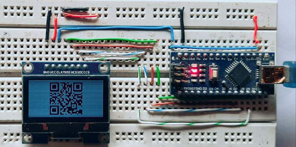 QR Code Generator Using Arduino