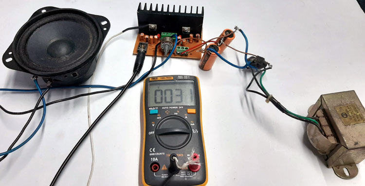 TDA2050 Amplifier Circuit Testing