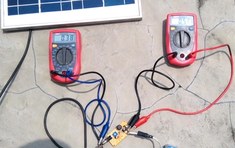 MPPT Solar Charger Working