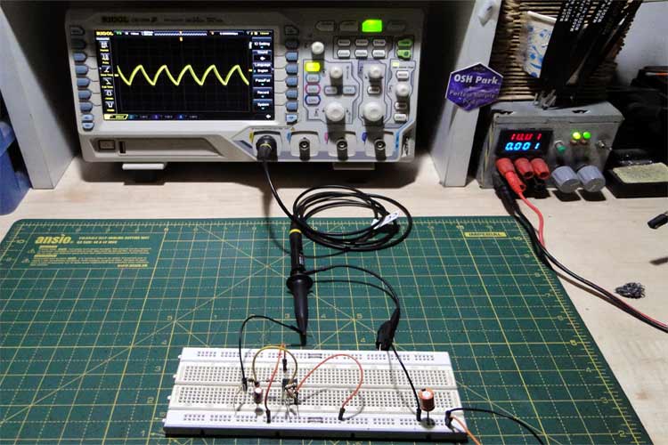 Triangle Wave Generator Circuit Working