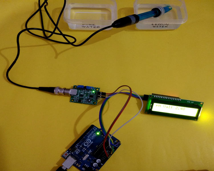 Working of Arduino pH Meter 