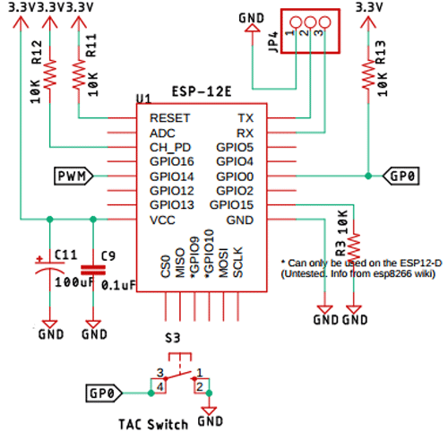 ESP8266 (ESP-12E) Wi-Fi Chip