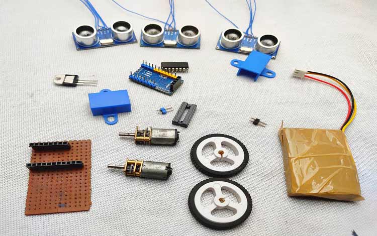 Components for Floor Cleaning Robot 