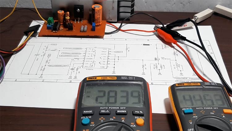 TL494 based Boost Converter Circuit Working