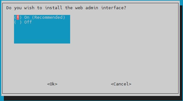 Web Admin Interface Install