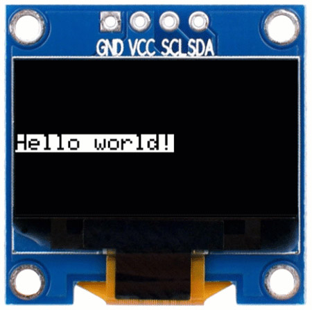 Displaying Inverted Text on OLED
