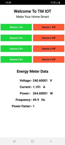Energy Meter App