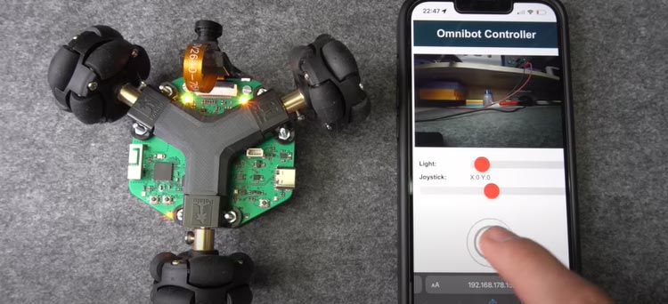 Omnidirectional Robot with Controller App