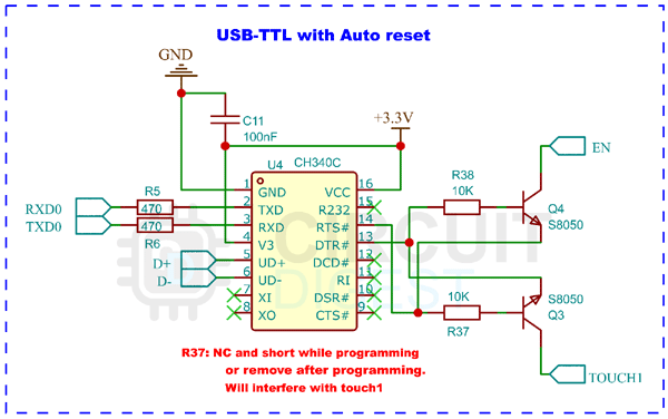 USB TTL Schematic