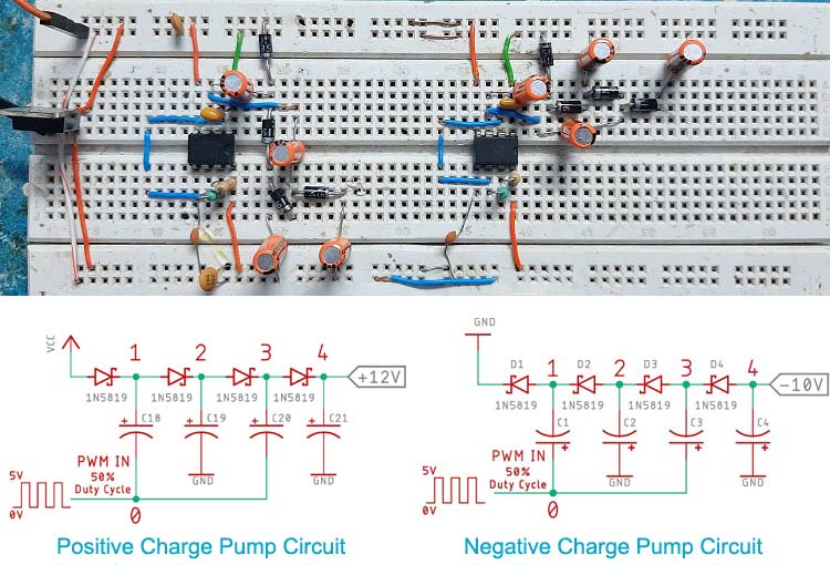 555 Timer Charge Pump Circuit