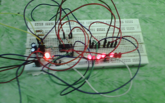 Electronic Circuits And Projects 555 Timer Based Binary Counter Circuit