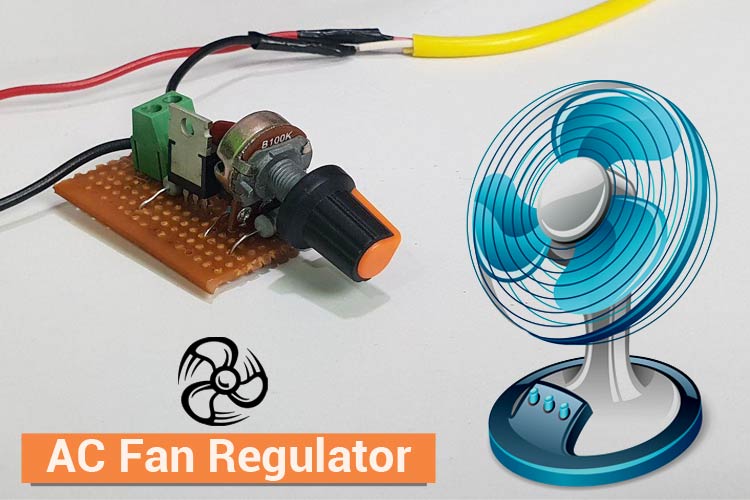 AC Fan Regulator using TRIAC and DIAC